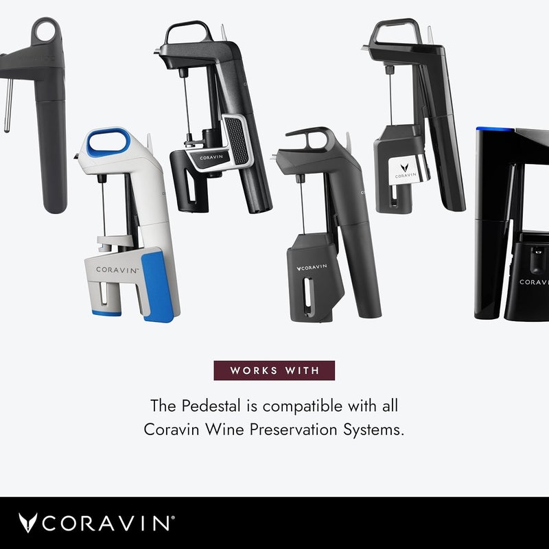 Coravin Premium Pedestal Base  to Hold Timeless Pivot Wine by The Glass Systems - Image 4