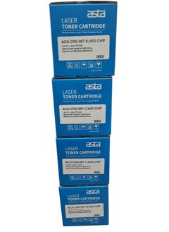 Asta Toner cartridge 067 067H Toner Set (With Chip) Compatible with Canon 067 067H Works With Toner Canon i-SENSYS MF655CDW MF657CDW LBP631CW LBP633CDW MF651CW Printers (Black Cyan Yellow Magenta)  - Image 3