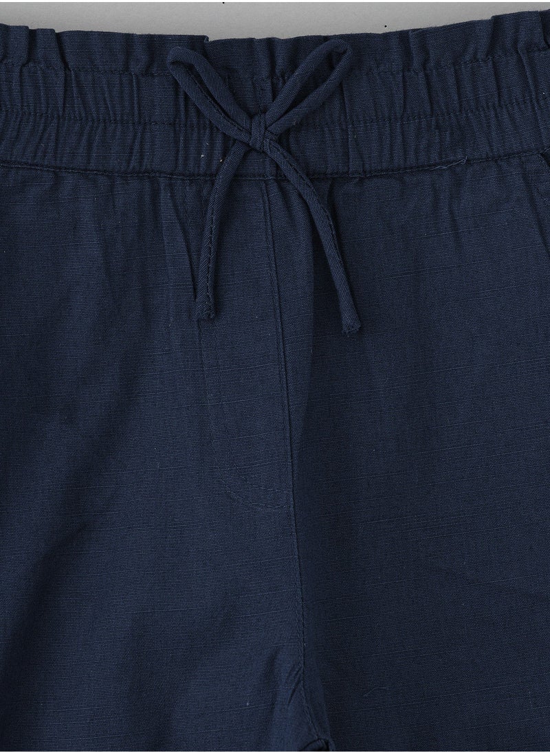 Jelliene Woven pull on pant with paperbag waist  - Image 3