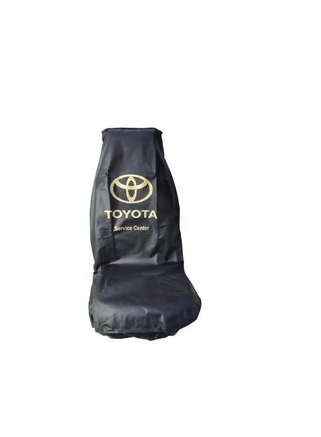 TOYOTA Car Seat Cover Universal Fit Waterproof Dust Protection Seat Protector with Logo Design for Workshop Service Center Garage Use - Image 5