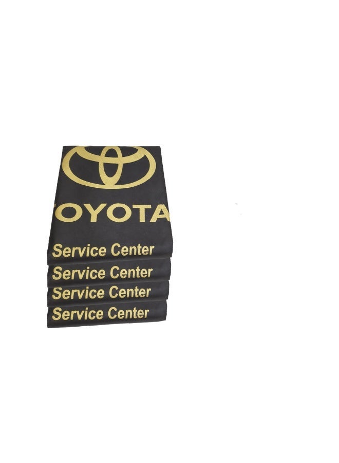 TOYOTA Car Seat Cover Universal Fit Waterproof Dust Protection Seat Protector with Logo Design for Workshop Service Center Garage Use - Image 4