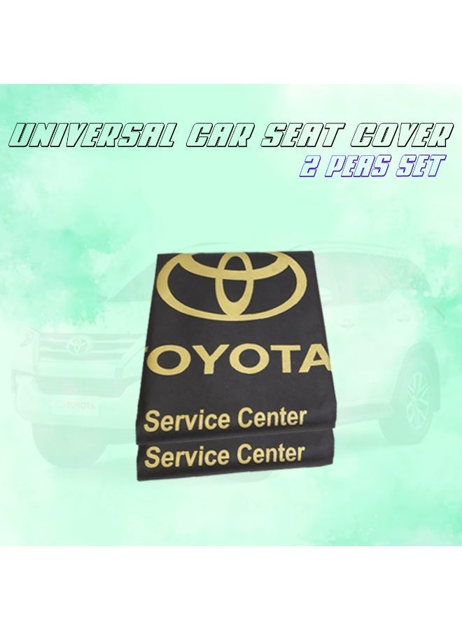 TOYOTA Car Seat Cover Universal Fit Waterproof Dust Protection Seat Protector with Logo Design for Workshop Service Center Garage Use - Image 3