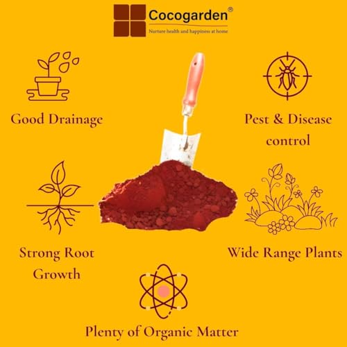 Cocogarden Natural Red Soil for Plants - 2 kg, Organic Fertilizer, Well-Drained Soil for All Vegetables, Flowers and Home Gardening Plants - Image 2