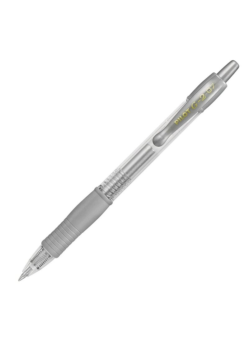 PILOT 4-Piece G2 Gel Ink Pen 0.7mm Tip Gold And Silver Ink  - Image 2