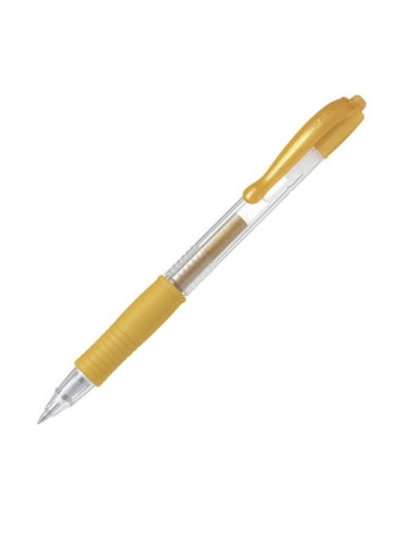 PILOT 4-Piece G2 Gel Ink Pen 0.7mm Tip Gold And Silver Ink  - Image 3