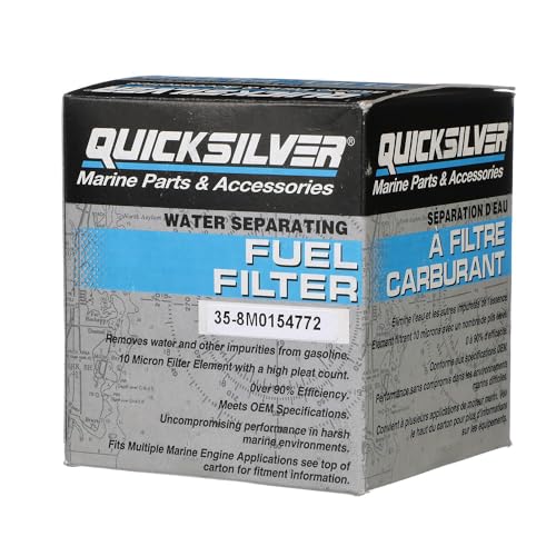 Quicksilver 8M0154772 Water Separating Fuel Filter for Select Johnson and Evinrude Outboards - Image 5