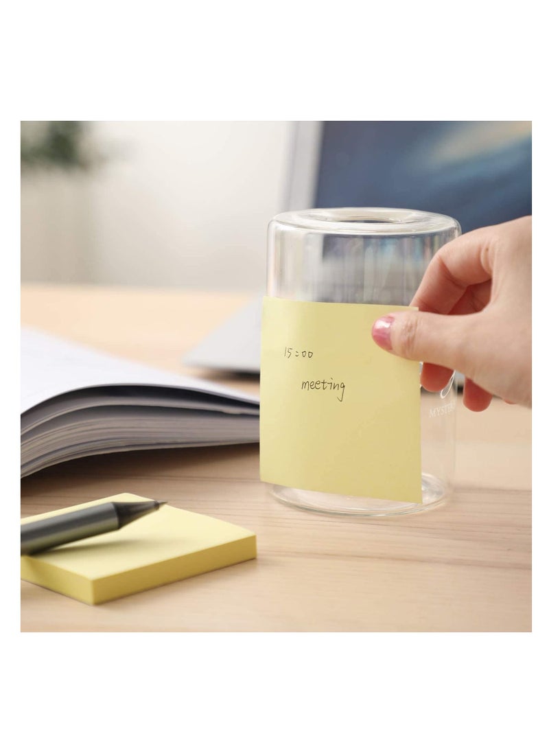 Deli 12-Pad Sticky Notes 3x3 Inch Size Yellow Colour - Image 5