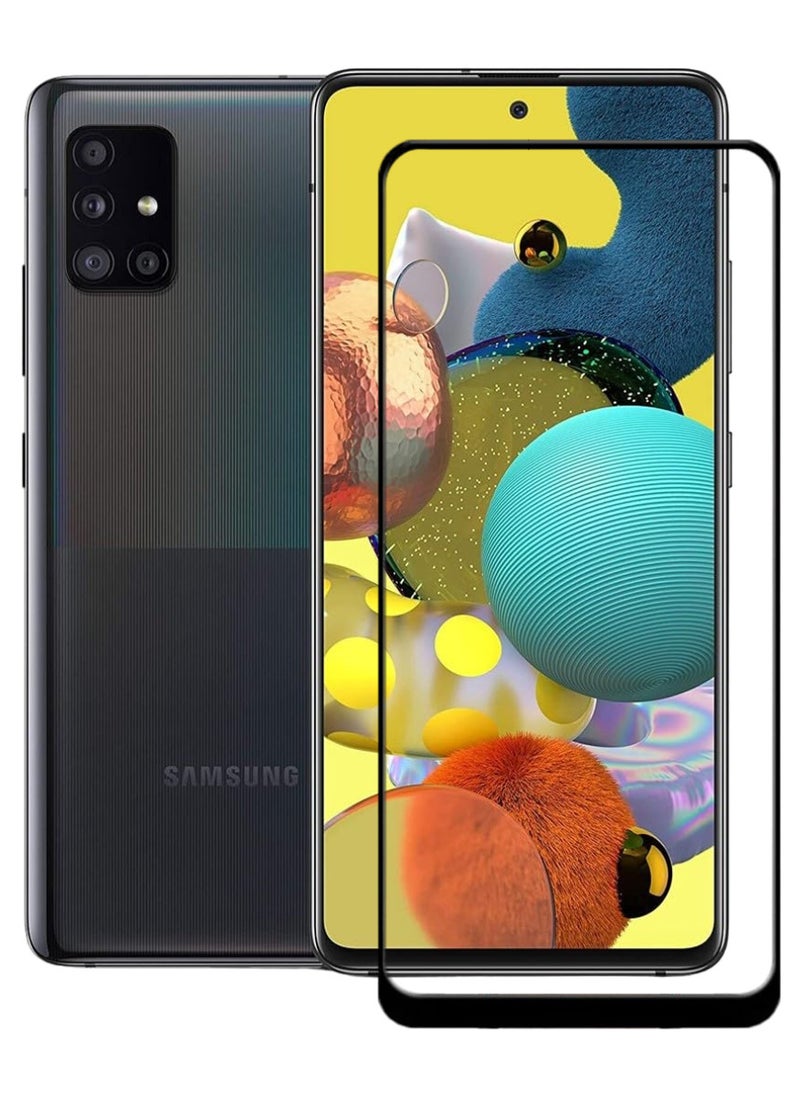 ACLIX Antistatic ESD Dustproof Premium Quality High Definition Tempered Glass Screen Protector Designed For Samsung Galaxy A51 - Image 1