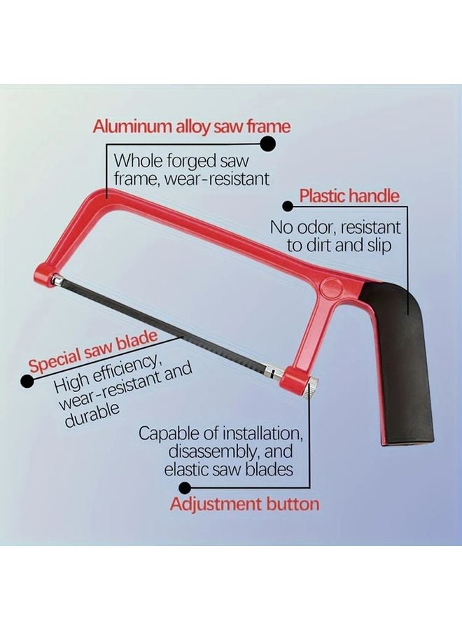 11pcs Mini Hacksaw Set With 10 Blades Heavy Duty Hand Saw For Wood Metal Cutting - Image 4