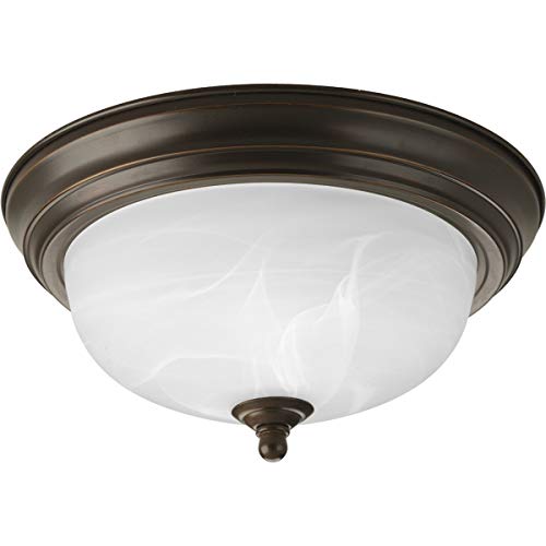 Progress Lighting P3924-20 1-Light Flushmount, Antique Bronze - Image 5