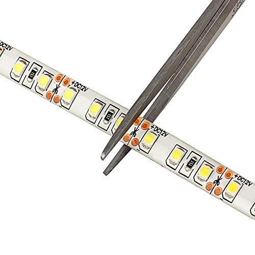 SUPERNIGHT 600 LEDs Light Strip Waterproof Cool White 7000K, SUPERNIGHT 16.4FT LED Rope Lighting Flexible Tape Decorate for Bedroom Boat Car TV backlighting Holidays Party (White) - Image 5