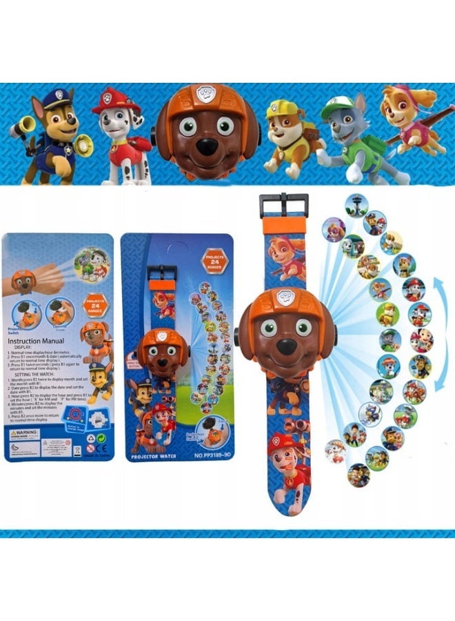 Paw Patrol Projector Watch for Kids – Zuma Design - Image 2