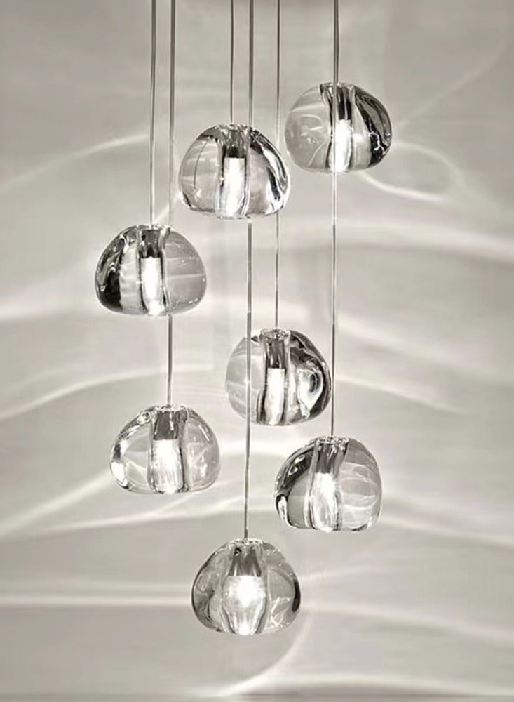 MAAC HOME MAAC Home Cliff bush - Hanging Chandelier LampModern Decorative Stylish Elegant Contemporary Minimalist Chandelier for Home Decor and Illumination, Energy Efficient 