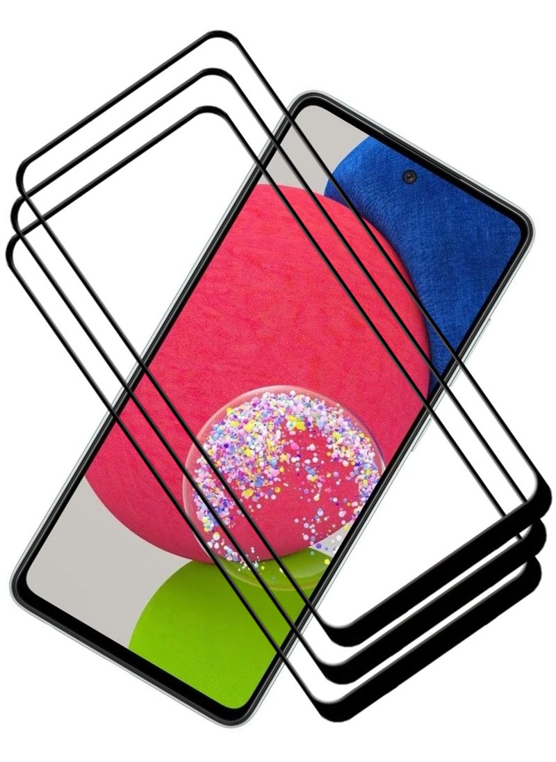 ACLIX 3 Pieces Antistatic ESD Dustproof Premium Quality High Definition Tempered Glass Screen Protector Designed For Samsung Galaxy A52s 5G - Image 1