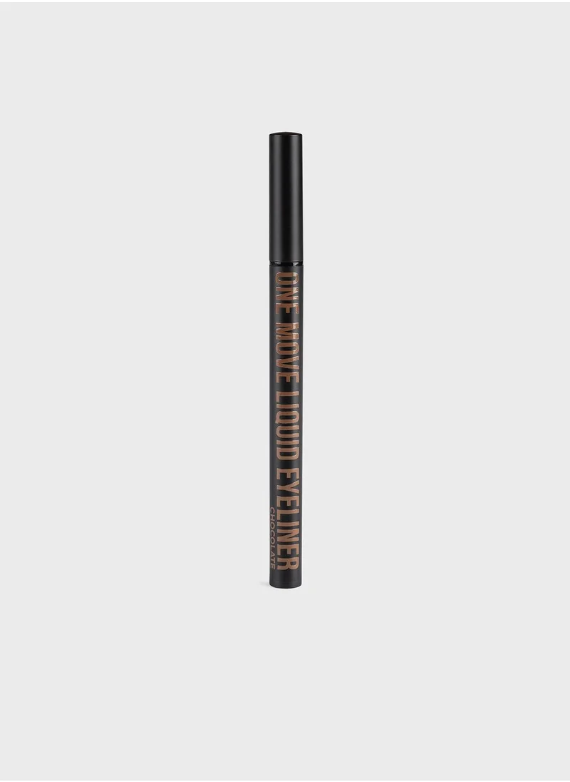 Inglot One Move Liquid Eyeliner Chocolate 02