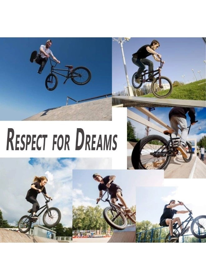 ShebSheb 1 Pairs Aluminum Alloy Bike Pegs for Mountain Bike Cycling Rear Stunt Pegs Fit 3/8 inch Axles - Image 5