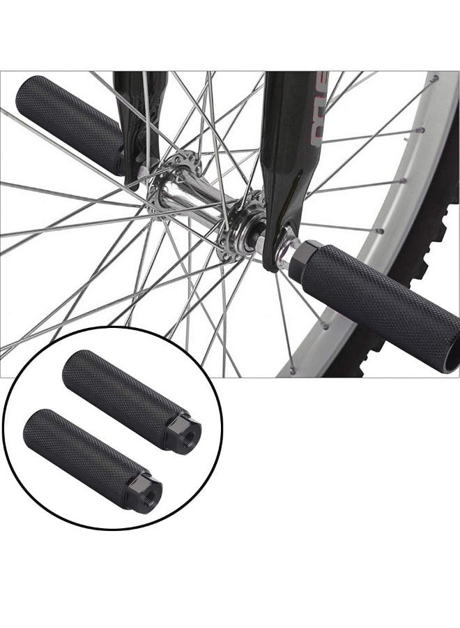 ShebSheb 1 Pairs Aluminum Alloy Bike Pegs for Mountain Bike Cycling Rear Stunt Pegs Fit 3/8 inch Axles - Image 1