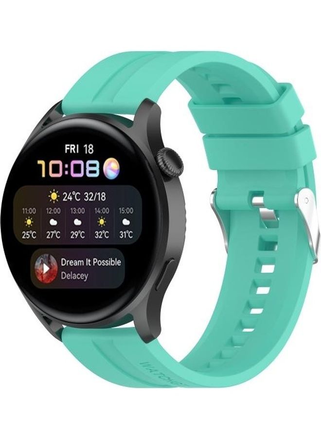 NIBEMINENT Silicone Replacement Strap Watchband For Huawei Watch 3 / Pro Blue - Image 4