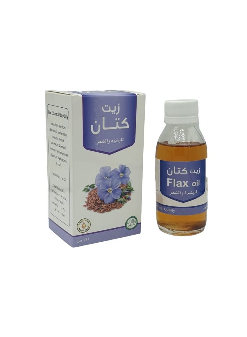 ناتشورال زيت كتان للبشرة والشعر 125مل - Image 2