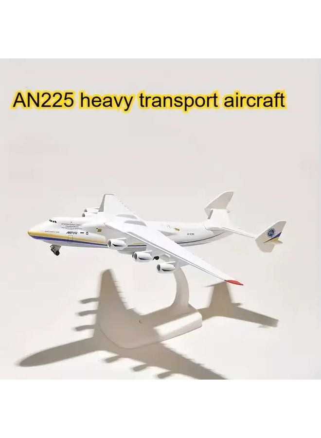 AN225 Transport Aircraft Model 1 400 Scale High Quality Aluminum Construction - Image 4
