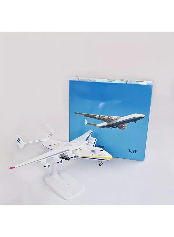 AN225 Transport Aircraft Model 1 400 Scale High Quality Aluminum Construction - Image 1