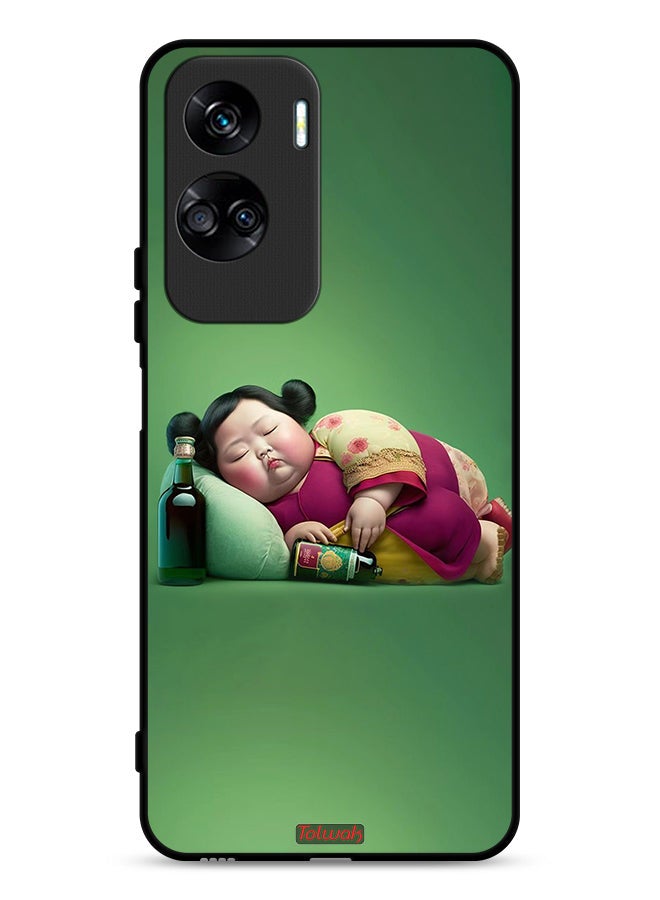 Tolwak Honor 90 Lite 5G Protective Case Cover Fatty Baby Girl  - Image 1