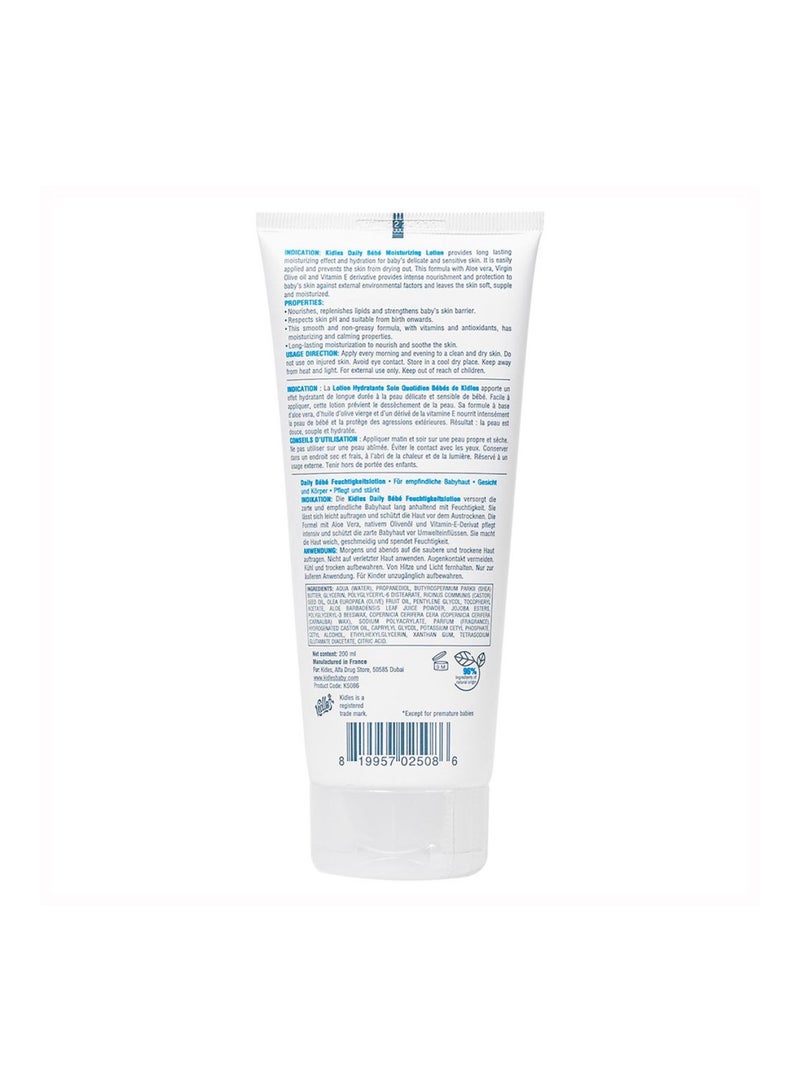 Kidles Baby Daily Bebe Moisturizing Lotion 200 ml - Image 2