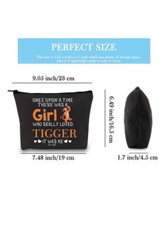 Animal Kingdom Gift Tiger Cartoon Character Zipper Pouch Makeup Bag For Fans (Loved Tiger Black) - pzsku/ZEE1CF90F5B307A3C984EZ/45/_/1730894551/99ed4c09-46f8-4626-b73d-e0e47a904bcc