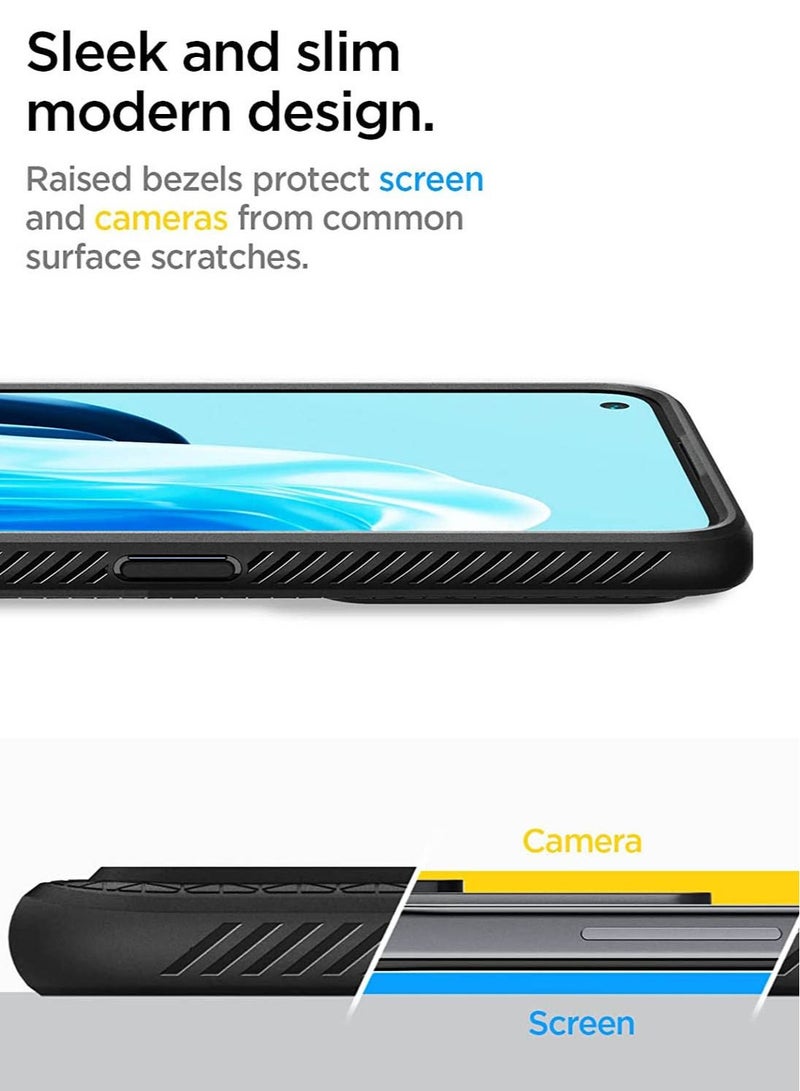 Spigen Liquid Air Case Cover for Oppo Find X5 LITE and Oppo Reno7 5G - Matte Black - Image 3