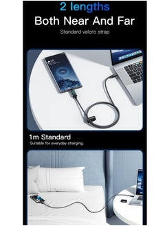 ESSAGER Ultra-Durable High Speed Charging 100W 5A And Syncing Data Display screen USB-C to USB-C Cable  - Image 4