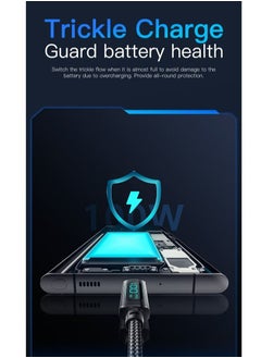 ESSAGER Ultra-Durable High Speed Charging 100W 5A And Syncing Data Display screen USB-C to USB-C Cable  - Image 5