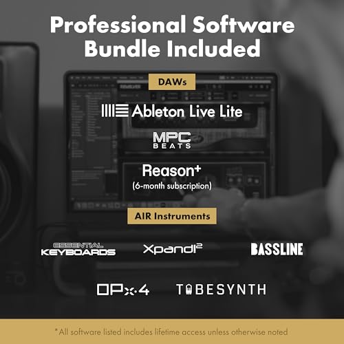 M-AUDIO M-Track Duo HD Audio Interface 24bit 192kHz for Recording, Streaming, Podcasting with USB-C, 2 XLR TRS Inputs, 2 TRS Outputs, Software Suite - Image 5