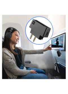 KASTWAVE Wireless Bluetooth Transmitter, Low Latency Bluetooth 5.0 Audio Adapter for Connecting Wireless Headphones/Earbuds, Works with All 3.5mm Aux Jacks on Airplanes, Gym Equipment, TVs  - Image 3