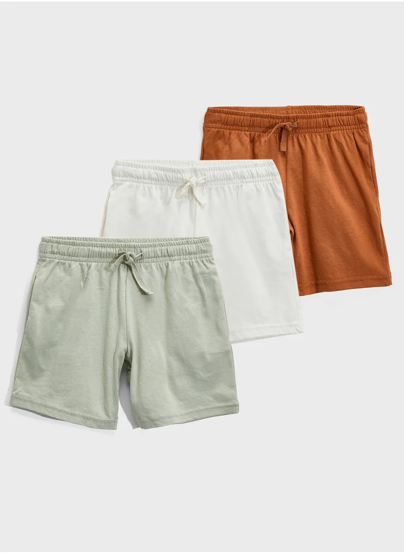 H&M 3-Pack Cotton Jersey Shorts