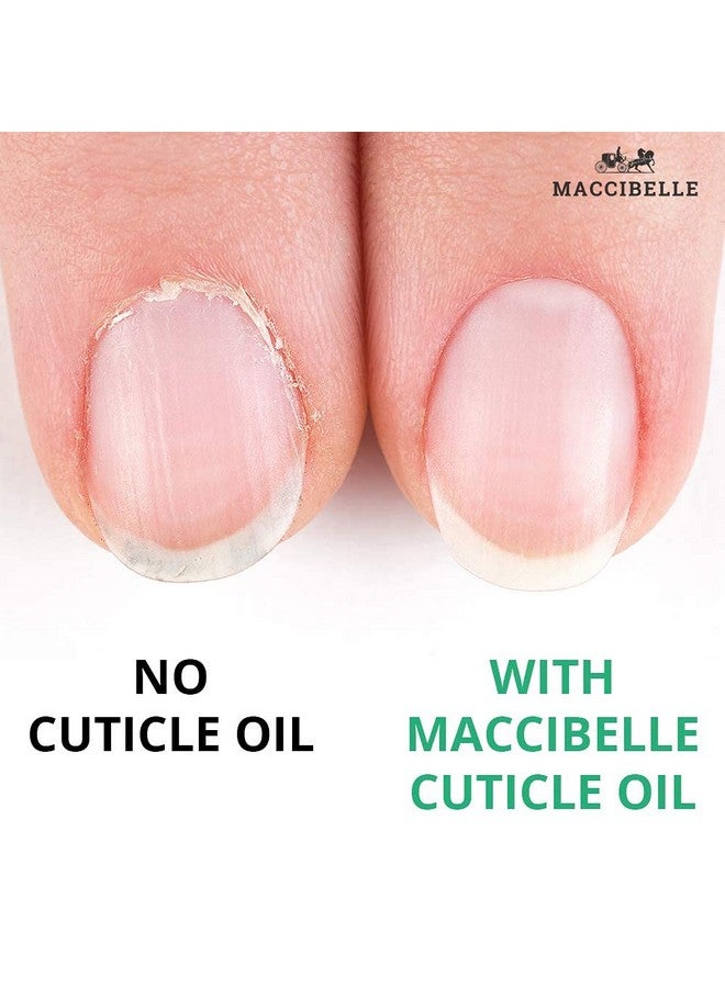 maccibelle Cuticle Oil For Nails Refill Size For Dry Cracked Cuticles (16 Ounce, Pineapple) - Image 2