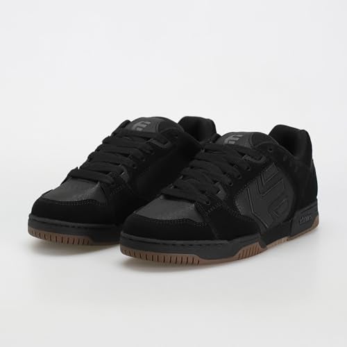 Etnies Faze– Classic Skate Heritage Style with on-Trend Puffy Look, Reinforced Cupsole, Cushioned Fit, Everyday Sneakers with bite - Black/Black/Gum - 9.5 - Image 4