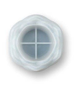 Graffiti Resin Lotus Shape Candle Holder Silicone Mold  - Image 1