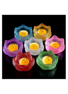 Graffiti Resin Lotus Shape Candle Holder Silicone Mold  - Image 4