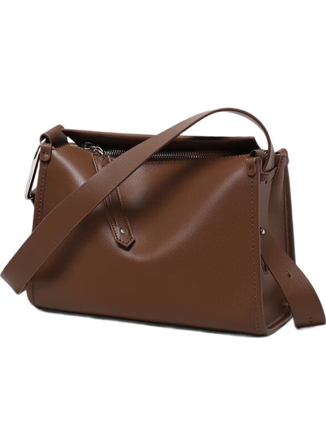 Viney Leather Handbag, Women'S Crossbody Pillow Bag, Luxury Brand Shoulder Bag, Birthday Gift For Girlfriend, Qixi Festival And Valentine'S Day Present - Image 1