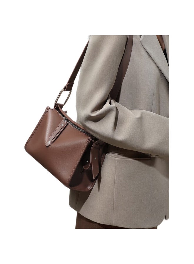 Viney Leather Handbag, Women'S Crossbody Pillow Bag, Luxury Brand Shoulder Bag, Birthday Gift For Girlfriend, Qixi Festival And Valentine'S Day Present - Image 2