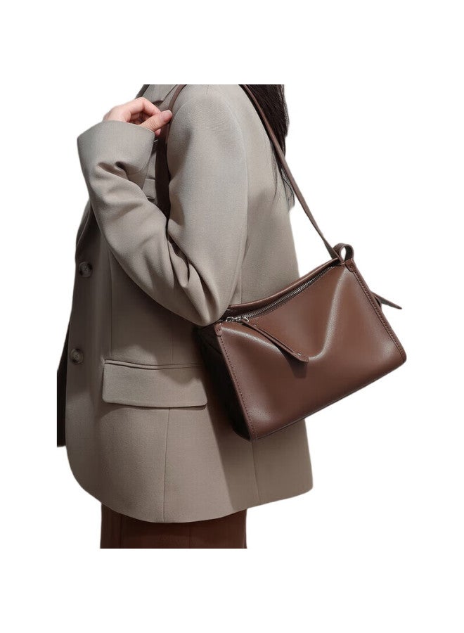 Viney Leather Handbag, Women'S Crossbody Pillow Bag, Luxury Brand Shoulder Bag, Birthday Gift For Girlfriend, Qixi Festival And Valentine'S Day Present - Image 3