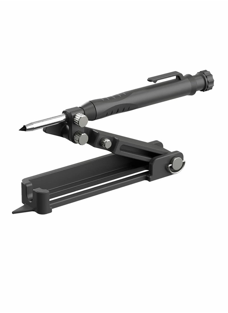 Generic Multi-function Scribing Tool, Construction Pencil, Aluminum Alloy Scribe Tool with Deep Hole Pencil  - Image 1