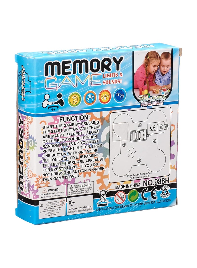 Plastic Educational Memory Games Game with Lights and Sounds Quiz Game