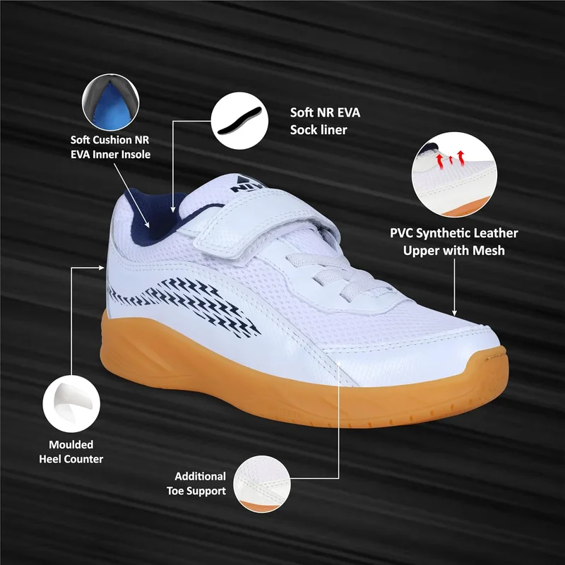 نيفيا Nivia Flash Badminton Shoes for Kids