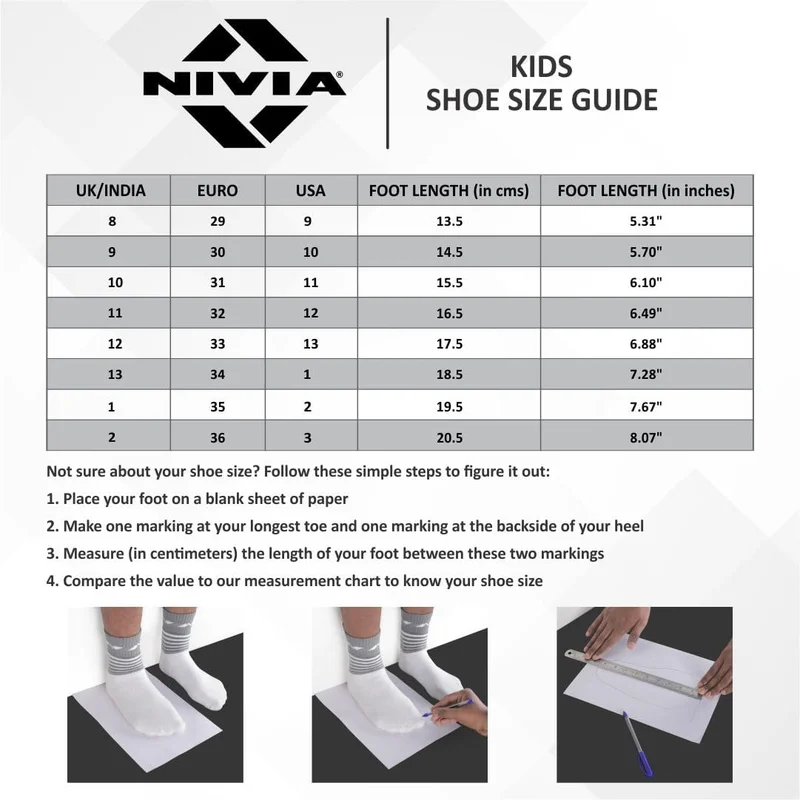 Nivia  Flash Badminton Shoes for Kids  | Best Price UAE