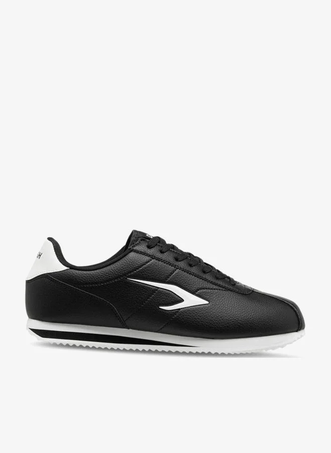 Dash BLACK Panelled Lace-Up Sneakers  | Best Price UAE