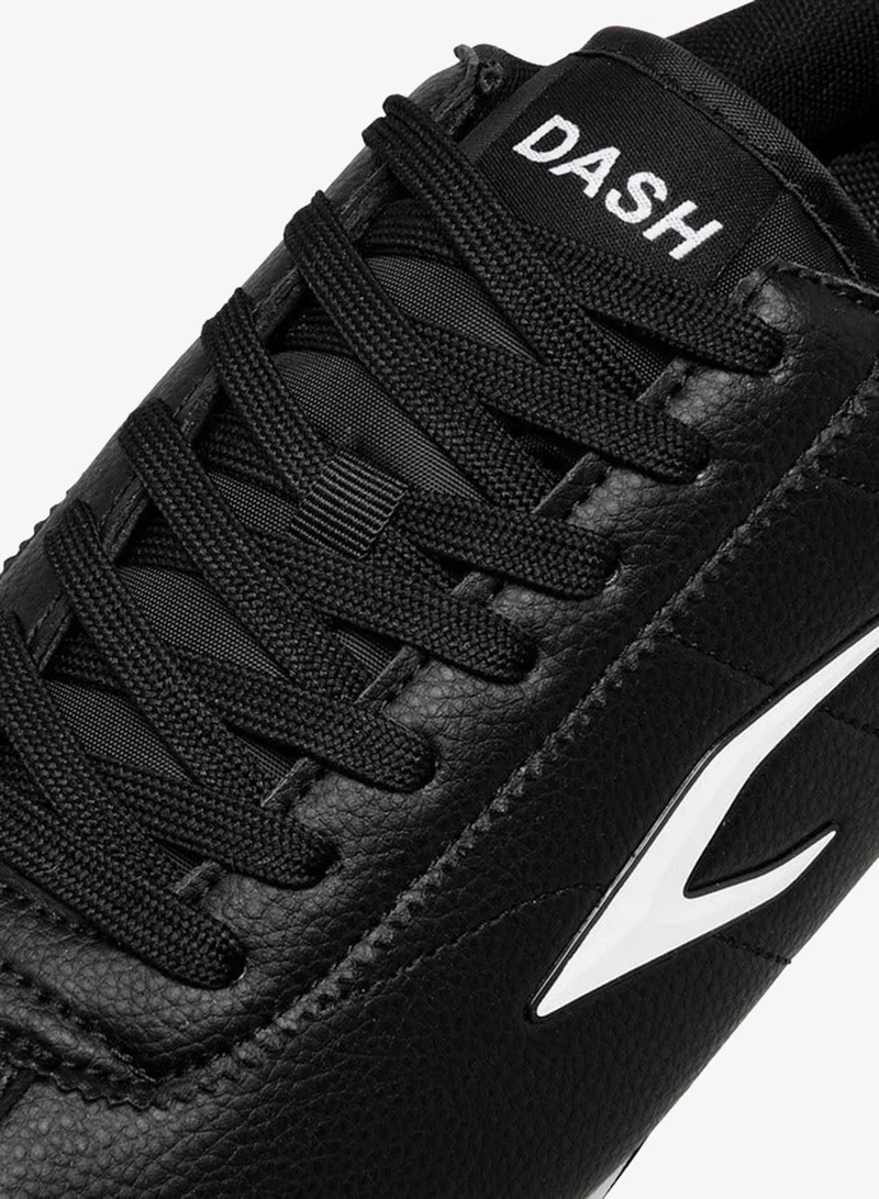 Dash BLACK Panelled Lace-Up Sneakers  | Best Price UAE