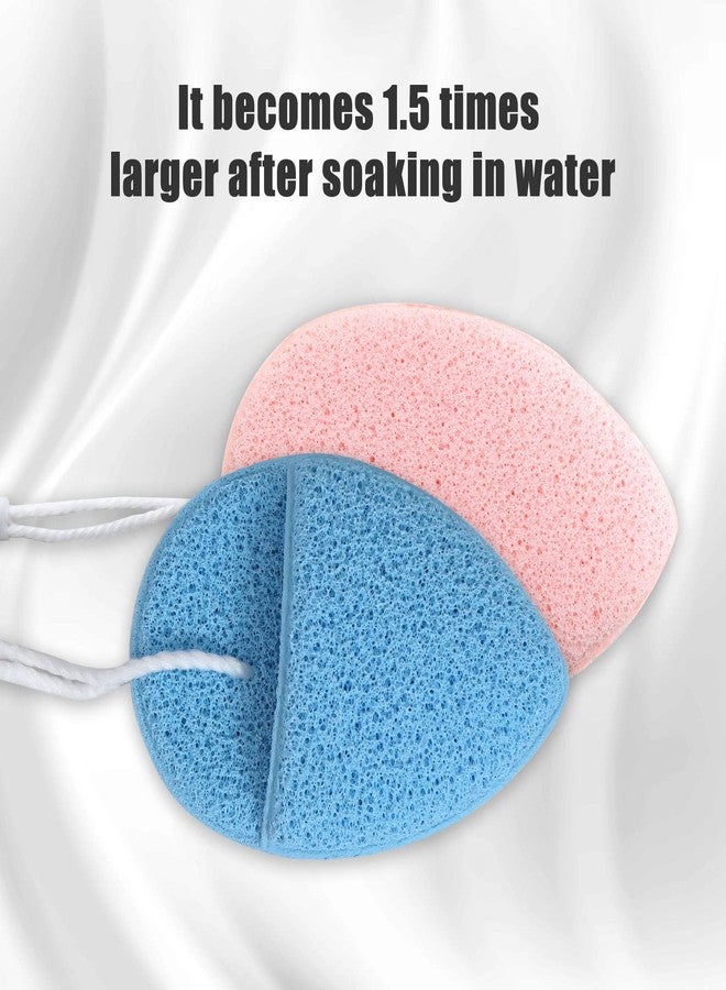 Consio 2 Pcs Facial Sponge, Facial Cleansing Pads, Reusable Glove Bath Sponge, Puff Style Exfoliating Pads, for Deep Pore Cleansing - Image 5