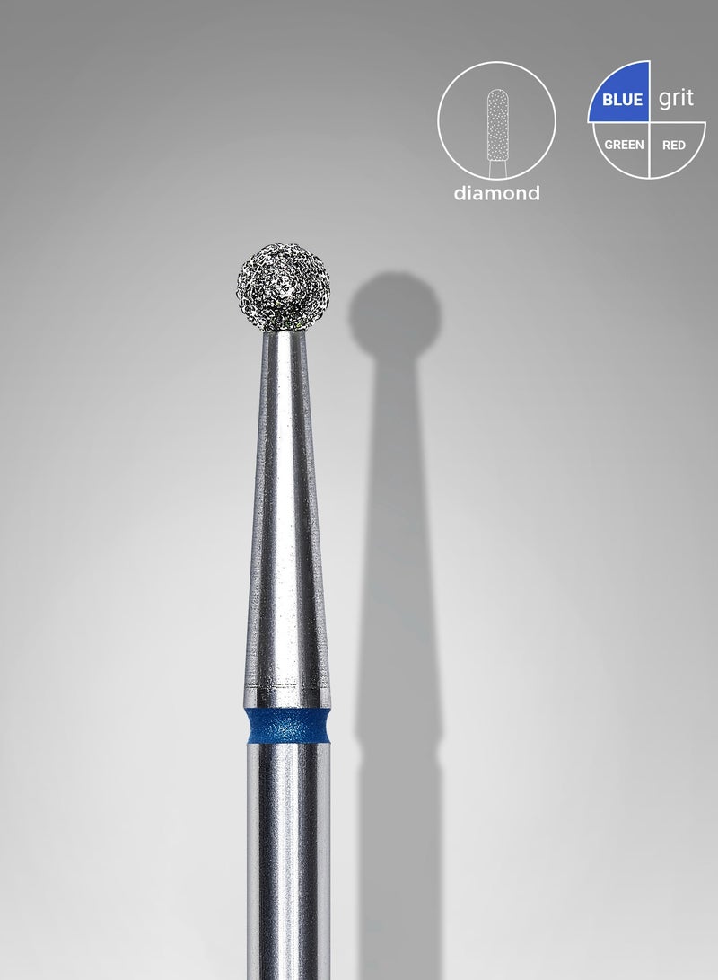 STALEKS PRO Diamond nail drill bit ball blue EXPERT head diameter 2,5 mm - Image 1