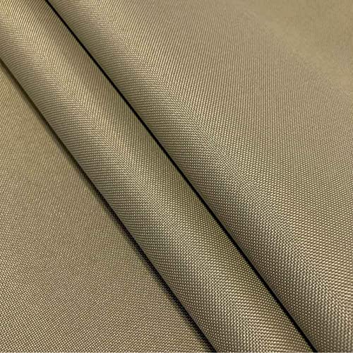 Foreate Waterproof Canvas Fabric by The Yard 600D Upholstery Cordura Fabric 58" Wide for Chairs Indoor Outdoor Water Resistant Canvas Polyester Material Sewing DIY Cloth, 1 Yard Khaki - Image 3